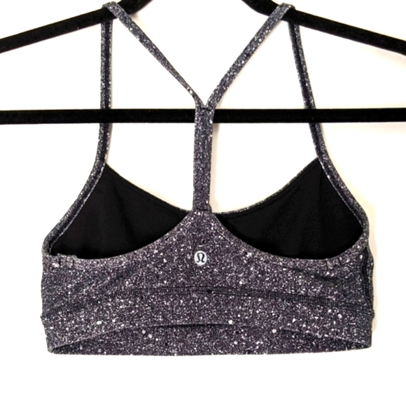 Lululemon Flow Y Bra Nulu Luminesce Splatter 4 - Picture 9 of 15